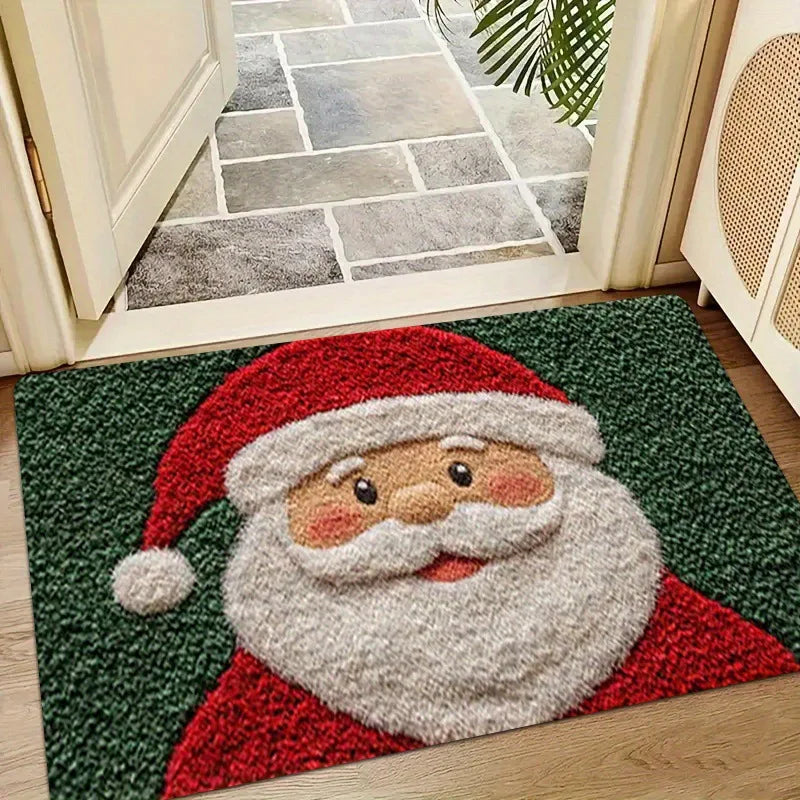 Gingerbread Christmas Welcome Mat