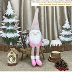 Christmas Dolls Tree Standing Santa, Snowman Reindeer