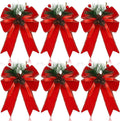 Pack Large Christmas Tree Topper Bow DIY