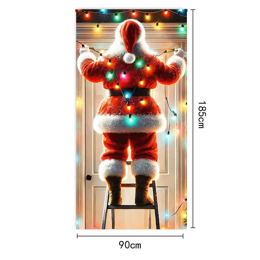 Christmas Cartoon Door Banner