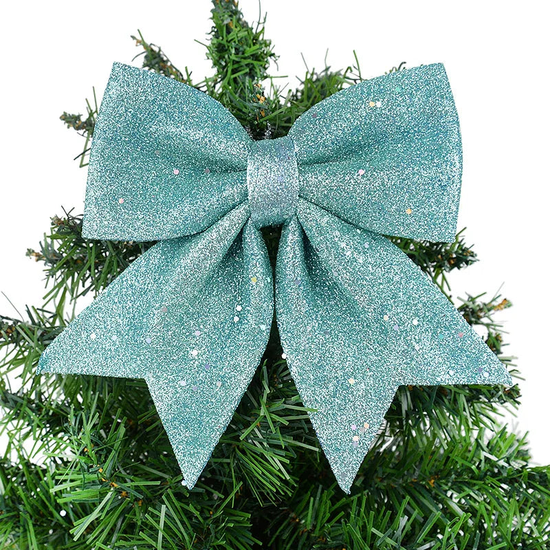 Shimmering Christmas Tree Bows