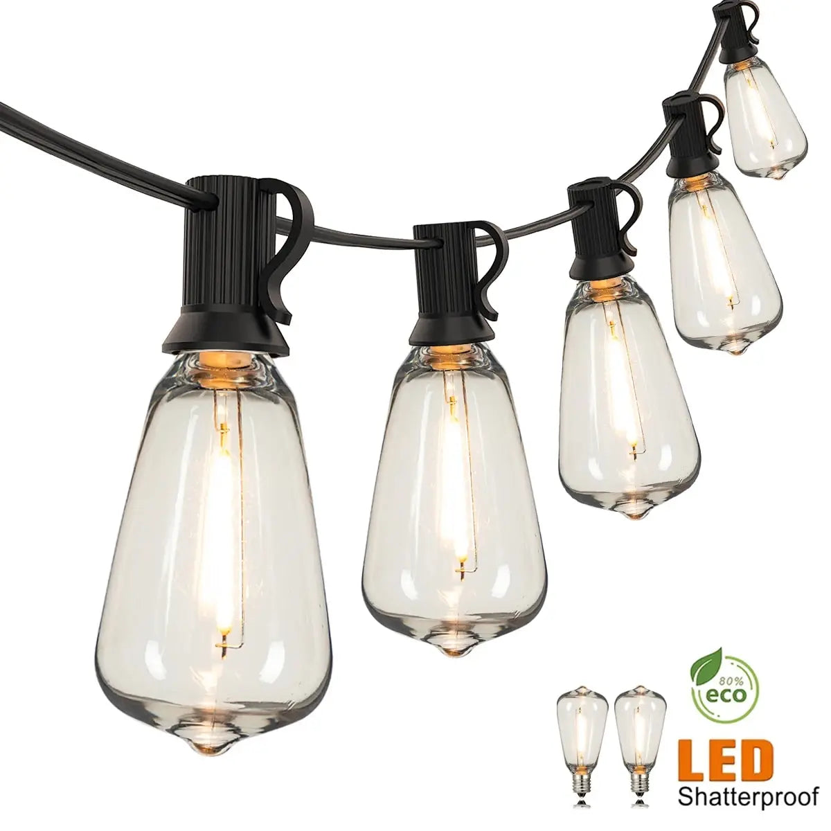 Connectable Shatterproof Holiday Bulbs