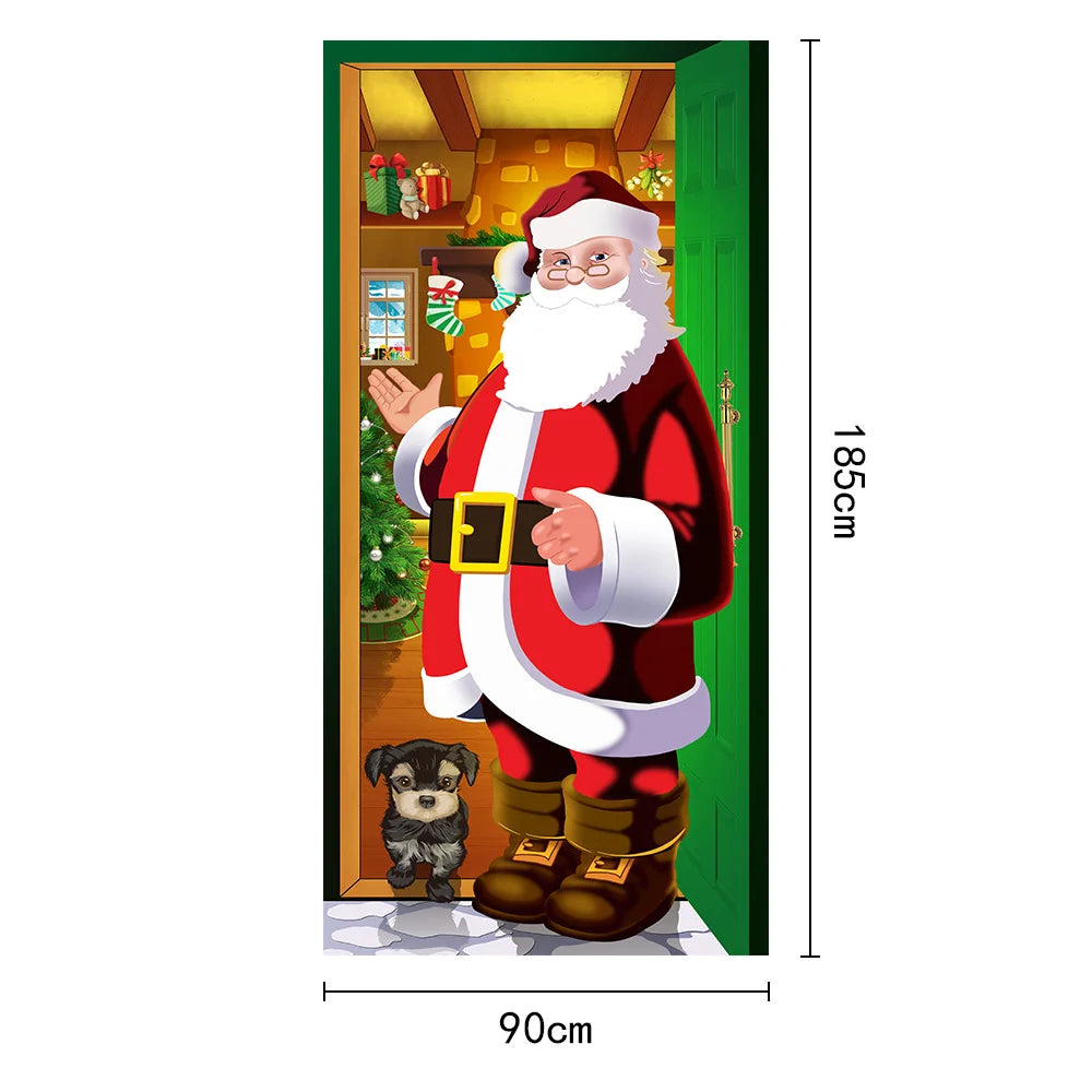 Christmas Tree Door Cover