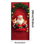 Santa Claus Christmas Tree Door Banner