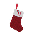 Knit Snowflake Christmas Stockings