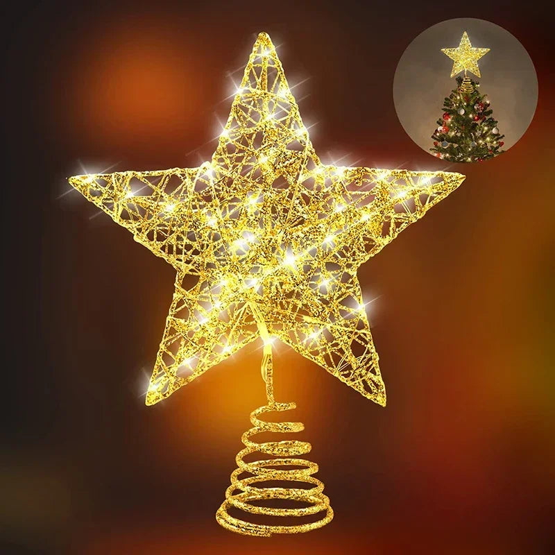 Christmas Tree Topper Star Battery Powered
