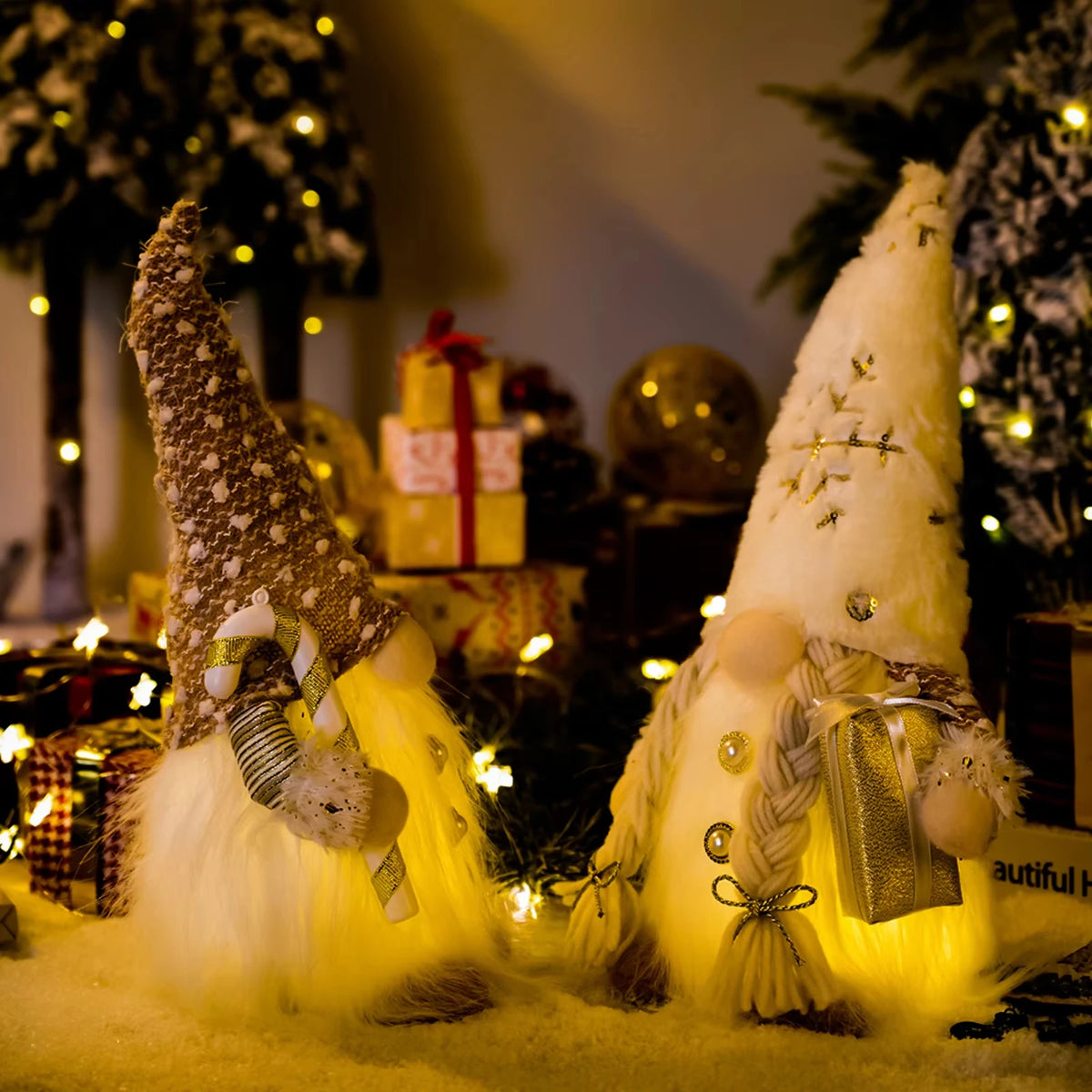 Glowing Christmas Gnome Night Light