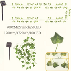 Solar Ivy Leaf Fairy Lights
