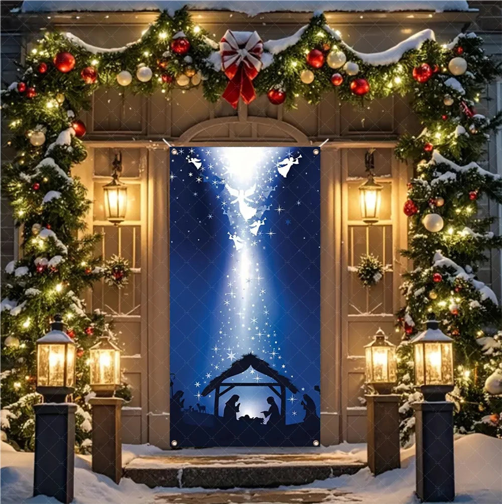 Christmas Nativity Door Banner