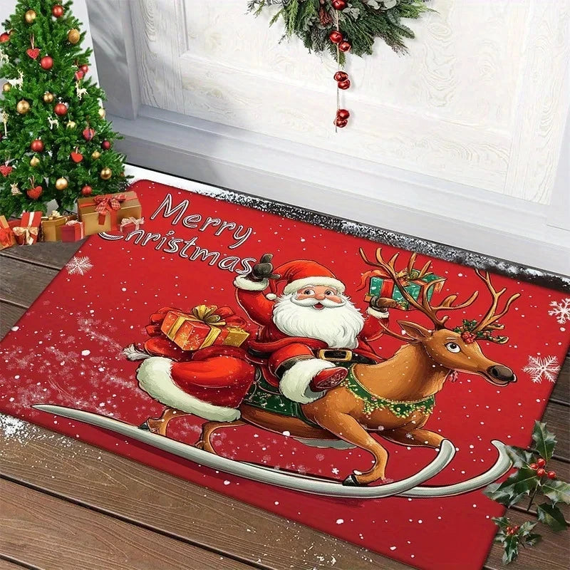 Christmas Carpet Merry Christmas Mat