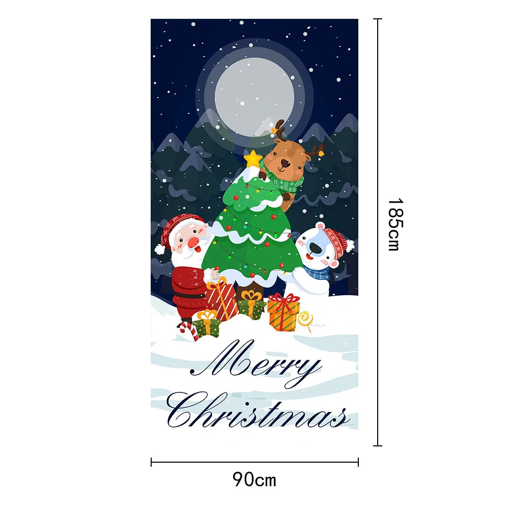 Christmas Tree Door Cover