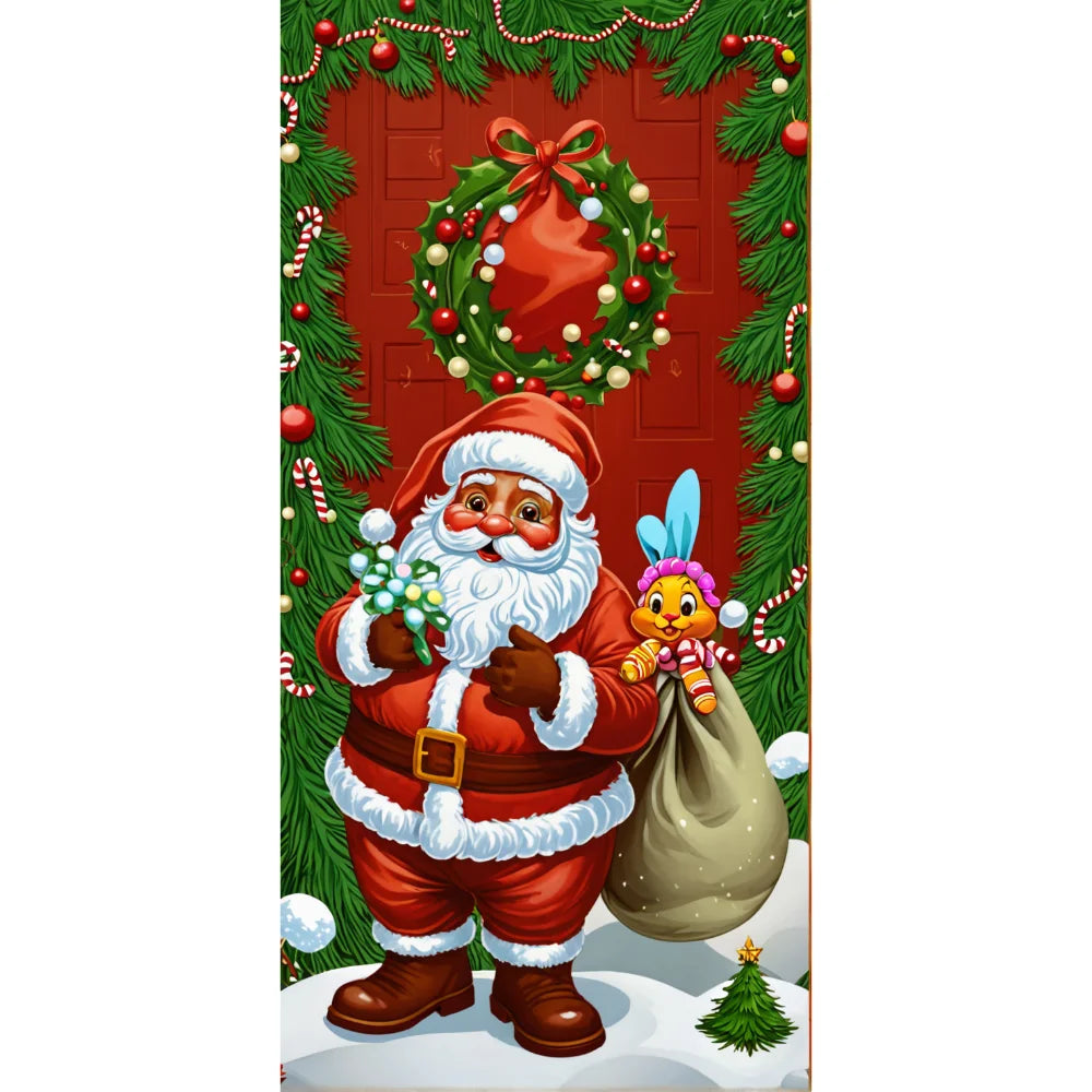 Christmas Cartoon Door Banner