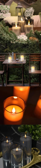 Warm Flickering Holiday Candles