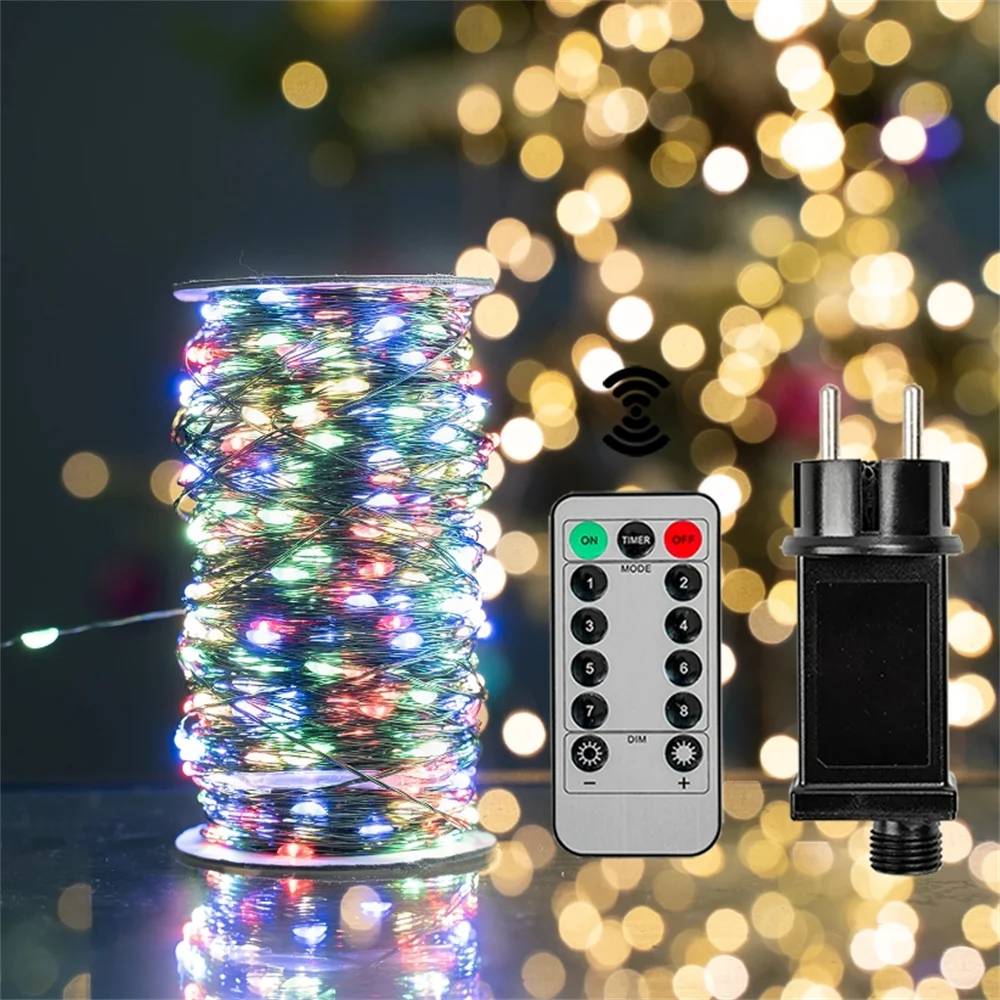 Remote Waterproof Christmas Fairy Lights