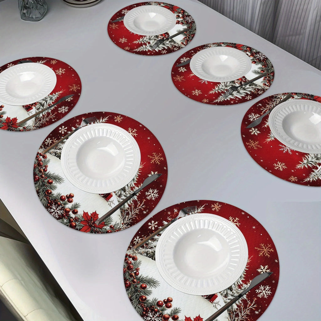Christmas Kitchen Dinner Table Placemats