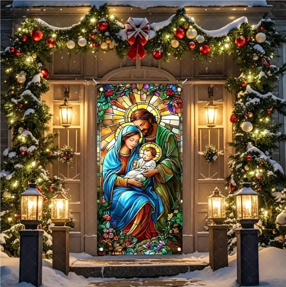 Christmas Nativity Door Banner