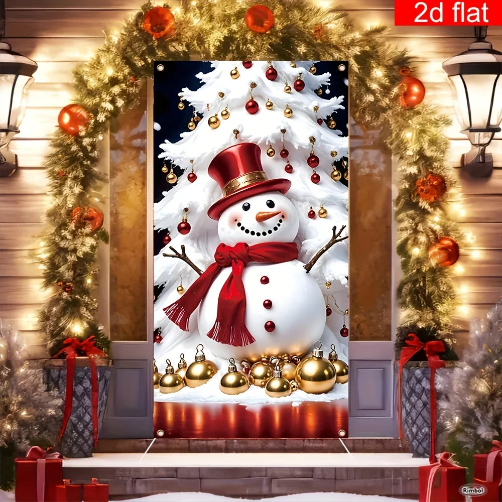 Christmas Cats Door Banner