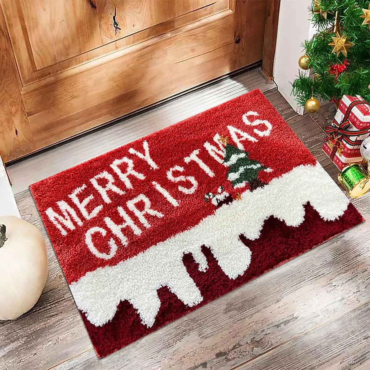 Christmas Carpet Merry Christmas Mat