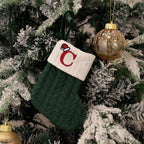 Monogram Christmas Knit Stockings