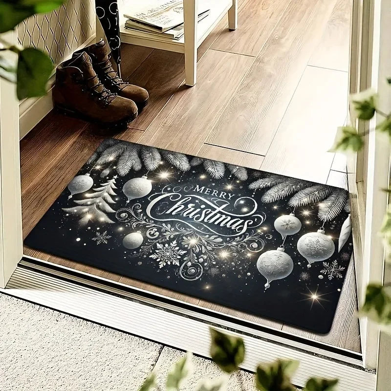 Merry Christmas Welcome Door Mat
