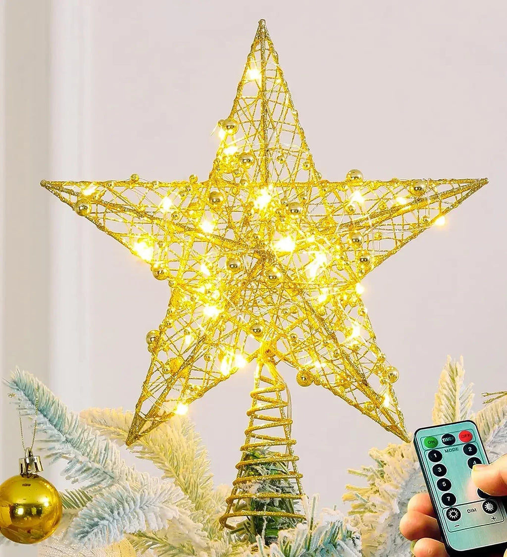 Christmas Tree Topper Star Battery Powered