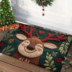 Gingerbread Christmas Welcome Mat
