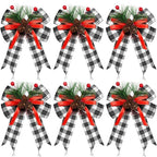 Pack Large Christmas Tree Topper Bow DIY