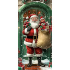 Santa Claus Christmas Tree Door Banner