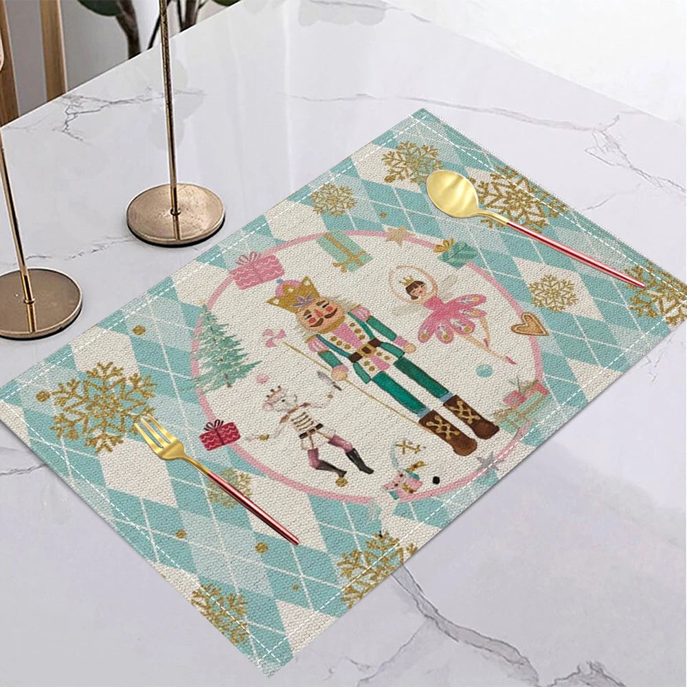Christmas Nutcracker Ballet Girl Table Mat