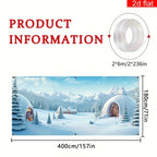Christmas Winter Wonderland Garage Banner