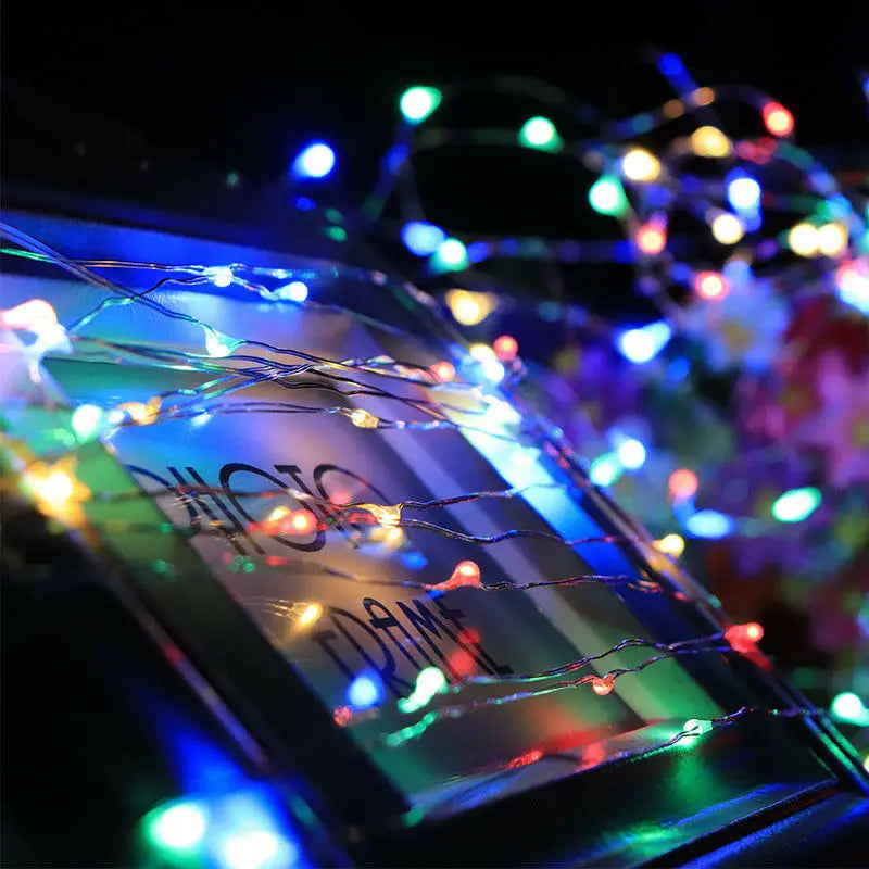 Copper Wire Christmas Fairy Lights