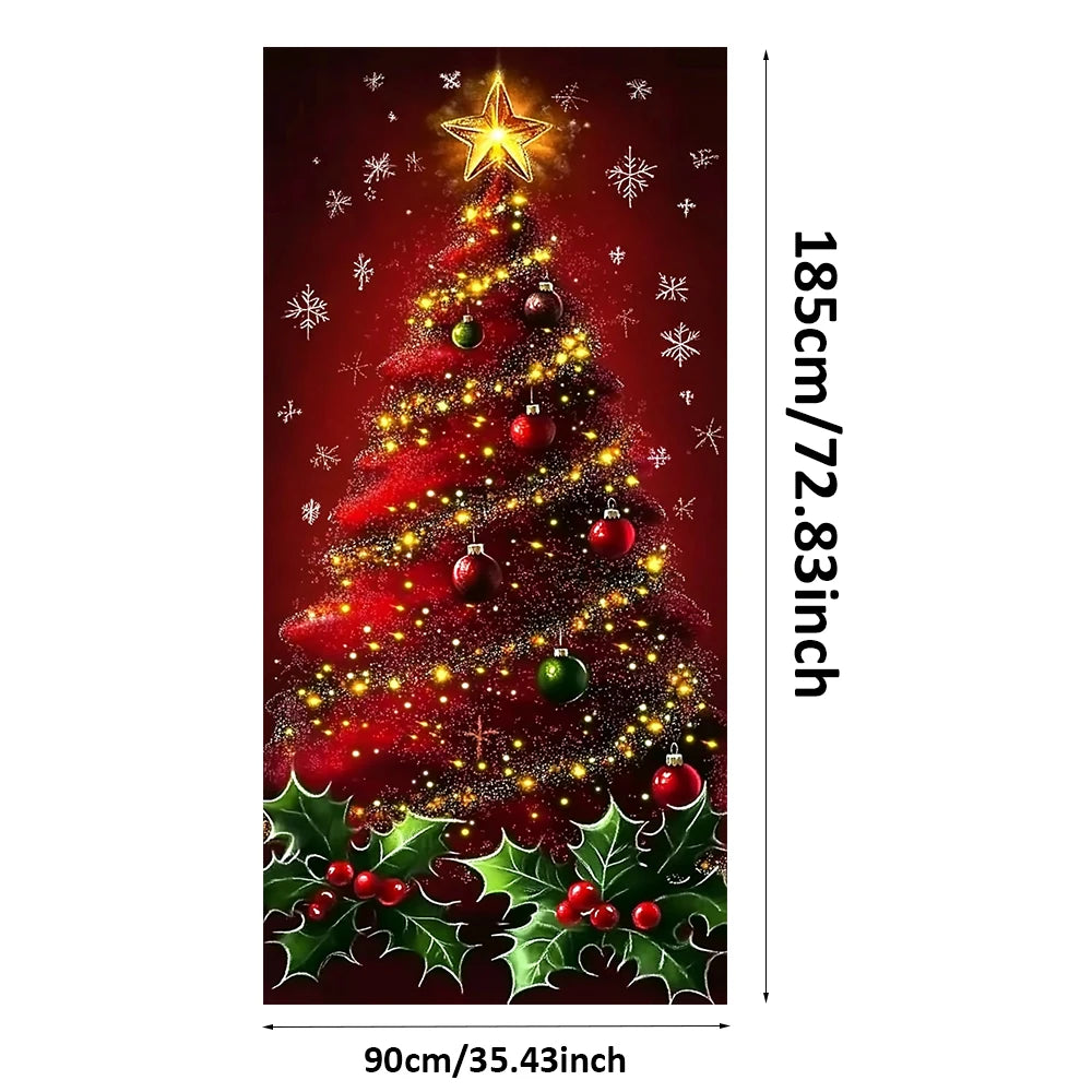 Christmas Tree Door Cover