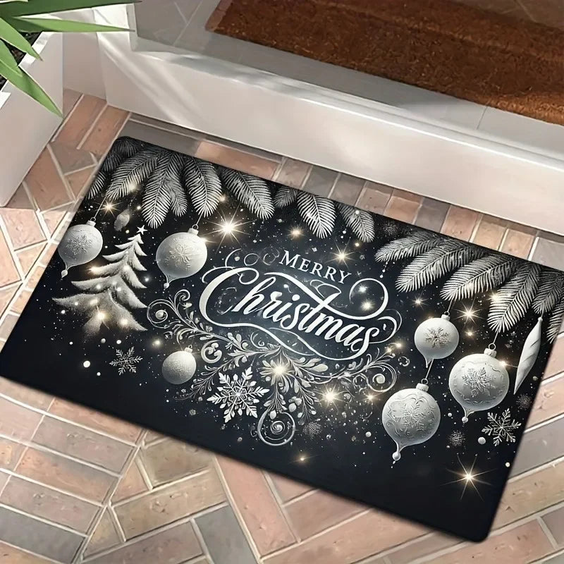 Merry Christmas Welcome Door Mat