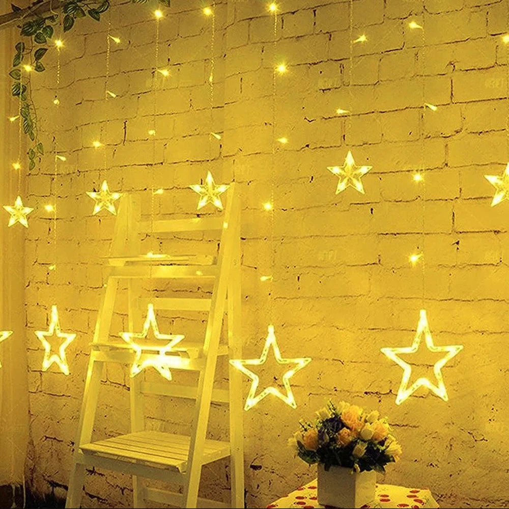 Starry Christmas Window Lights