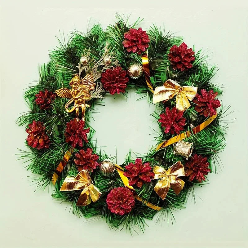 Mini Red and Gold Christmas Bows