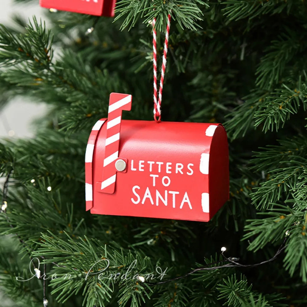 Iron Christmas Mailbox Ornament