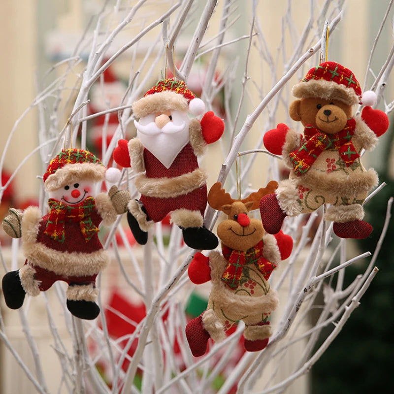 Merry Christmas Ornaments DIY Santa Claus Snowman
