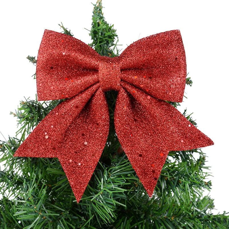 Shimmering Christmas Tree Bows