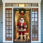 Santa Claus Christmas Tree Door Banner