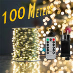 Remote Waterproof Christmas Fairy Lights