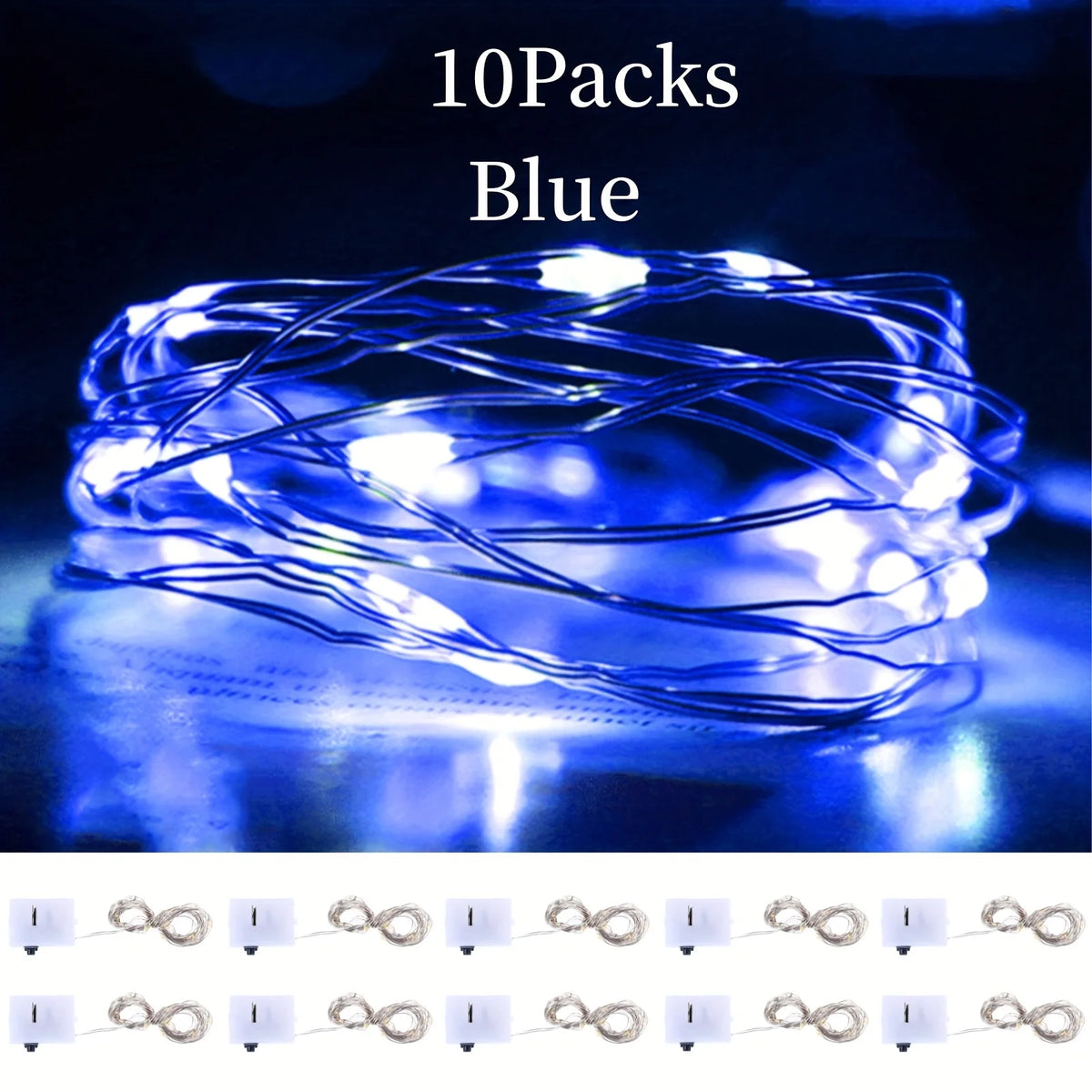 Colored Atmosphere Holiday String Lights