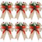 Pack Large Christmas Tree Topper Bow DIY