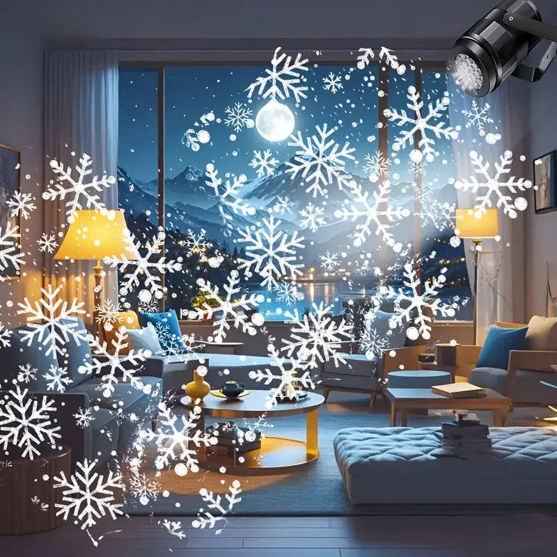 Magical Snowflake Holiday Projector