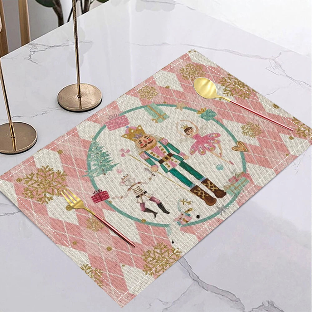 Christmas Nutcracker Ballet Girl Table Mat