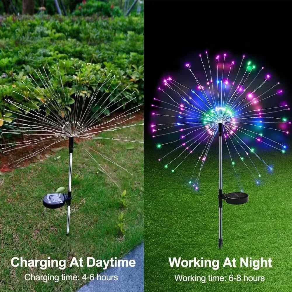 Solar Firework Garden Lights