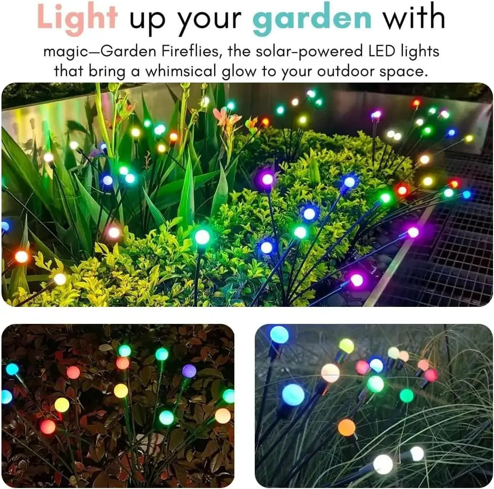 Solar Firefly Pathway Lights