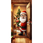 Christmas Cartoon Door Banner