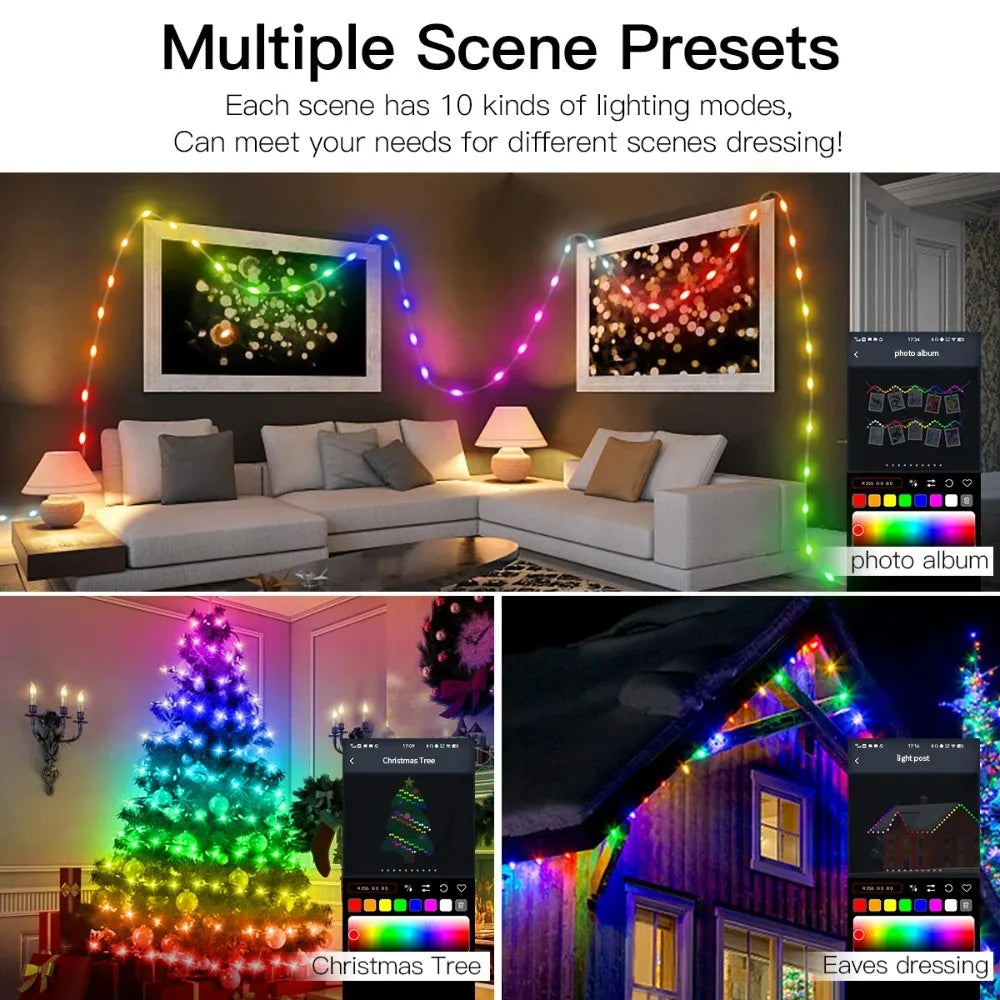 RGBIC Lighting Bluetooth Music Dream Color Christmas
