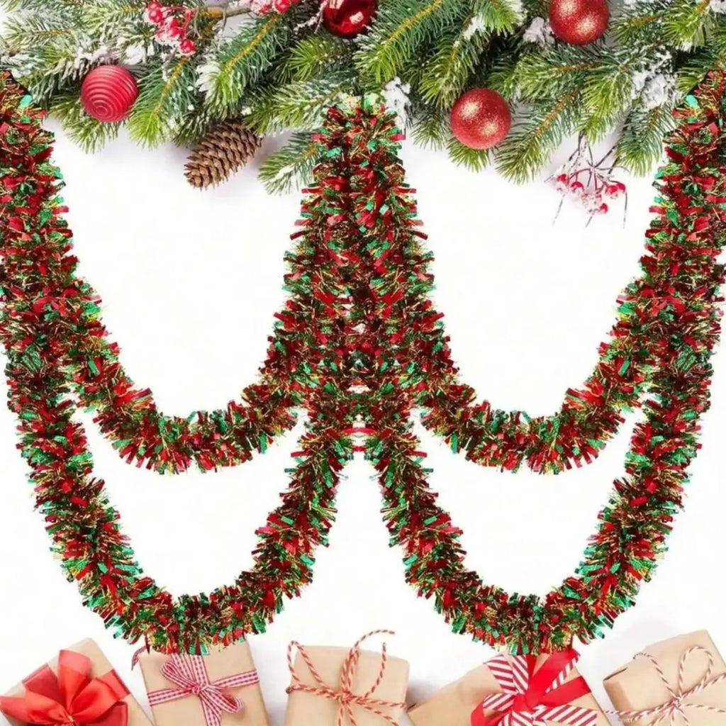 Metallic Christmas Tinsel Garland