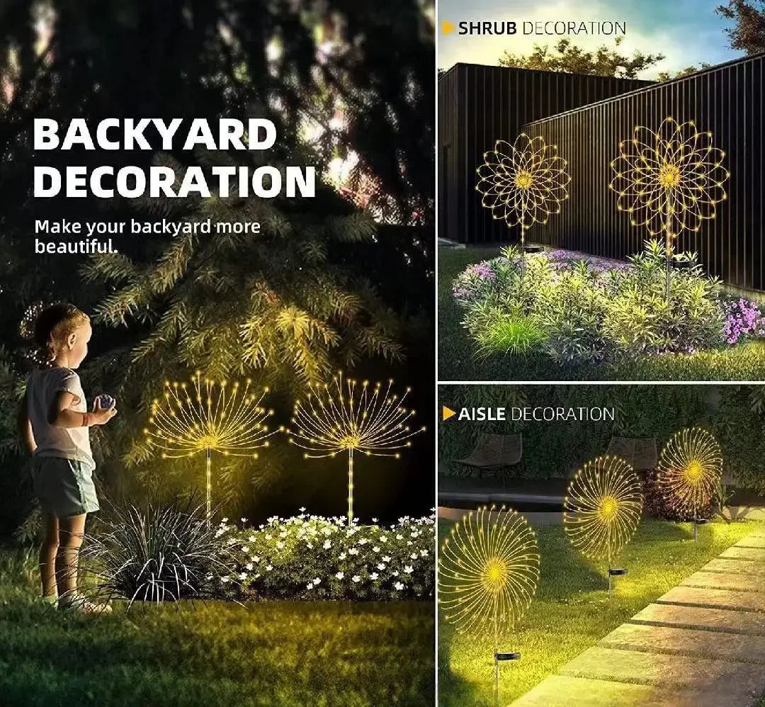 Solar Firework Garden Lights